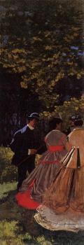 Claude Oscar Monet : Luncheon on the Grass, Left Panel